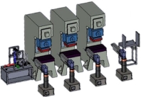 沖壓機械手常用排列方式